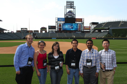 Group at Coors Field